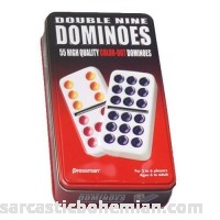 Double Nine Dominoes Game Set with 55 Jumbo Crystalline Dominoes & Storage Tin B01IN64K9O